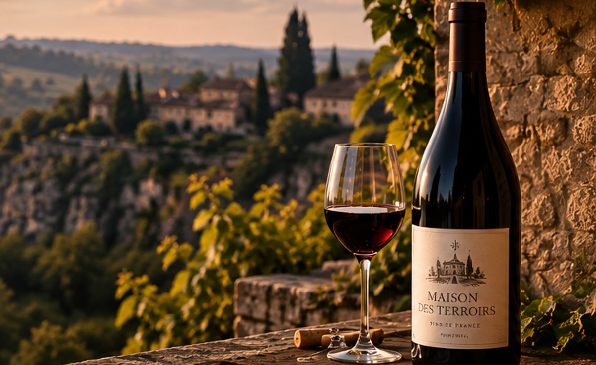 French vineyard landscape